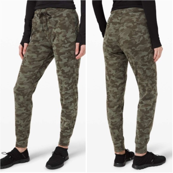 Lululemon Ready to Rulu Jogger 29" Heritage Camo Dark Olive Green Twill Size 2 - Picture 1 of 12